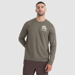 Cleveland Browns 2025 Salute to Service Sideline Long Sleeve T-Shirt - Olive | Nike outlet