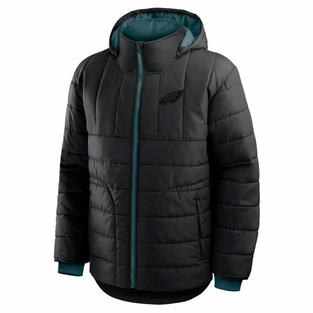 Philadelphia Eagles Full-Zip Hooded Jacket - Black on sale