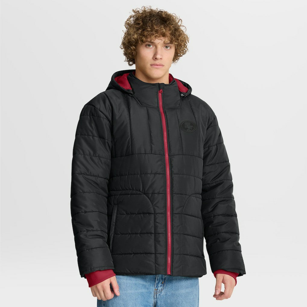 San Francisco 49ers Full-Zip Hooded Jacket - Black on sale