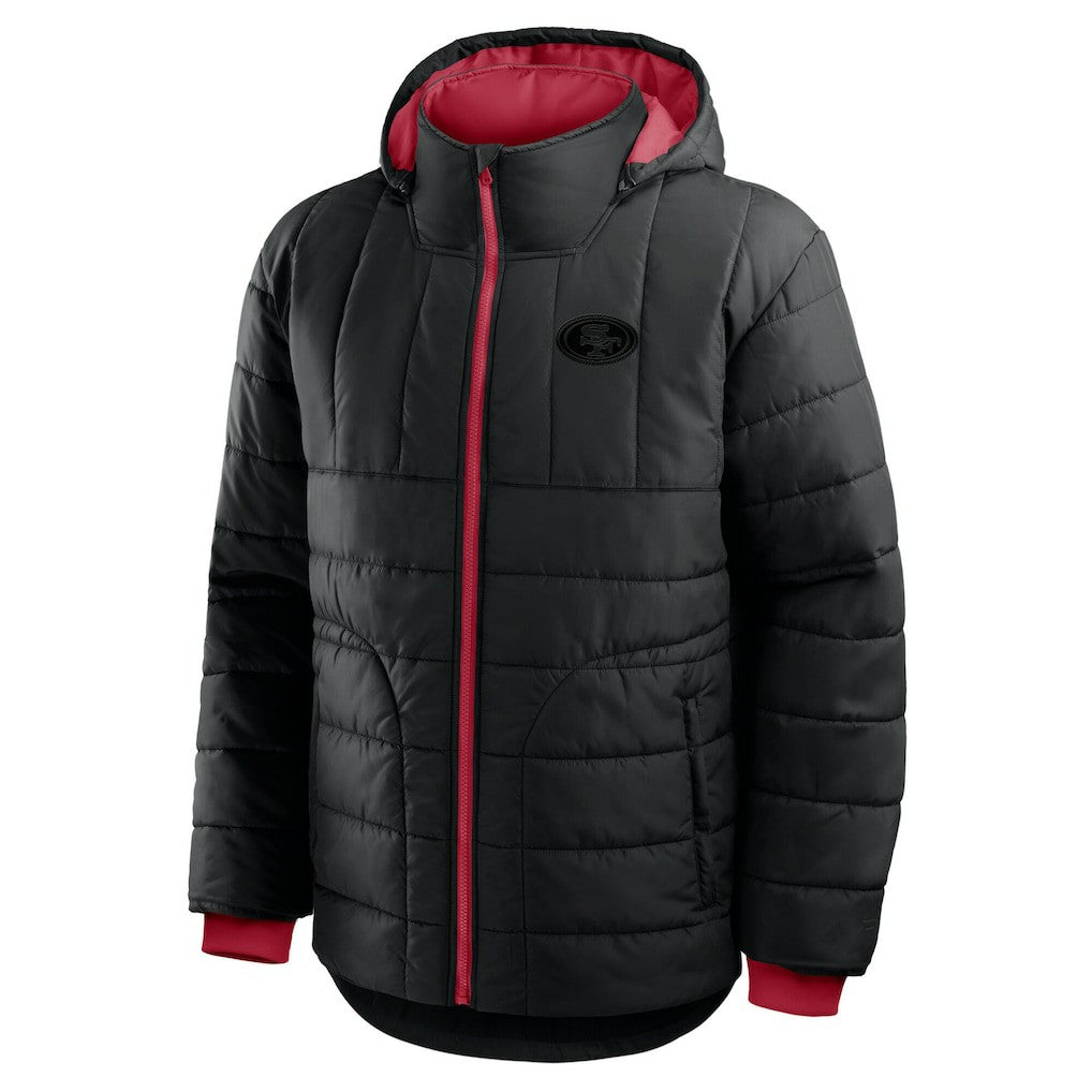 San Francisco 49ers Full-Zip Hooded Jacket - Black on sale