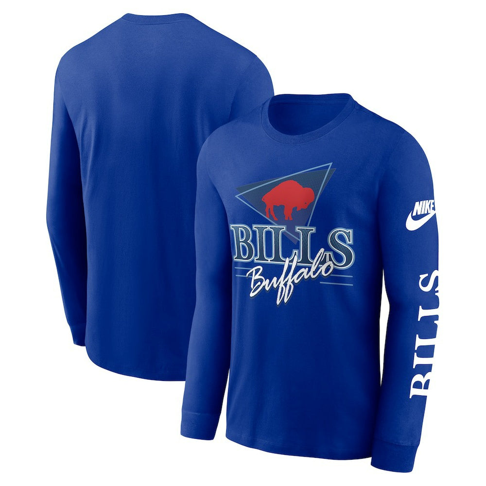 Buffalo Bills Rewind Long Sleeve T-Shirt - Royal | Nike online