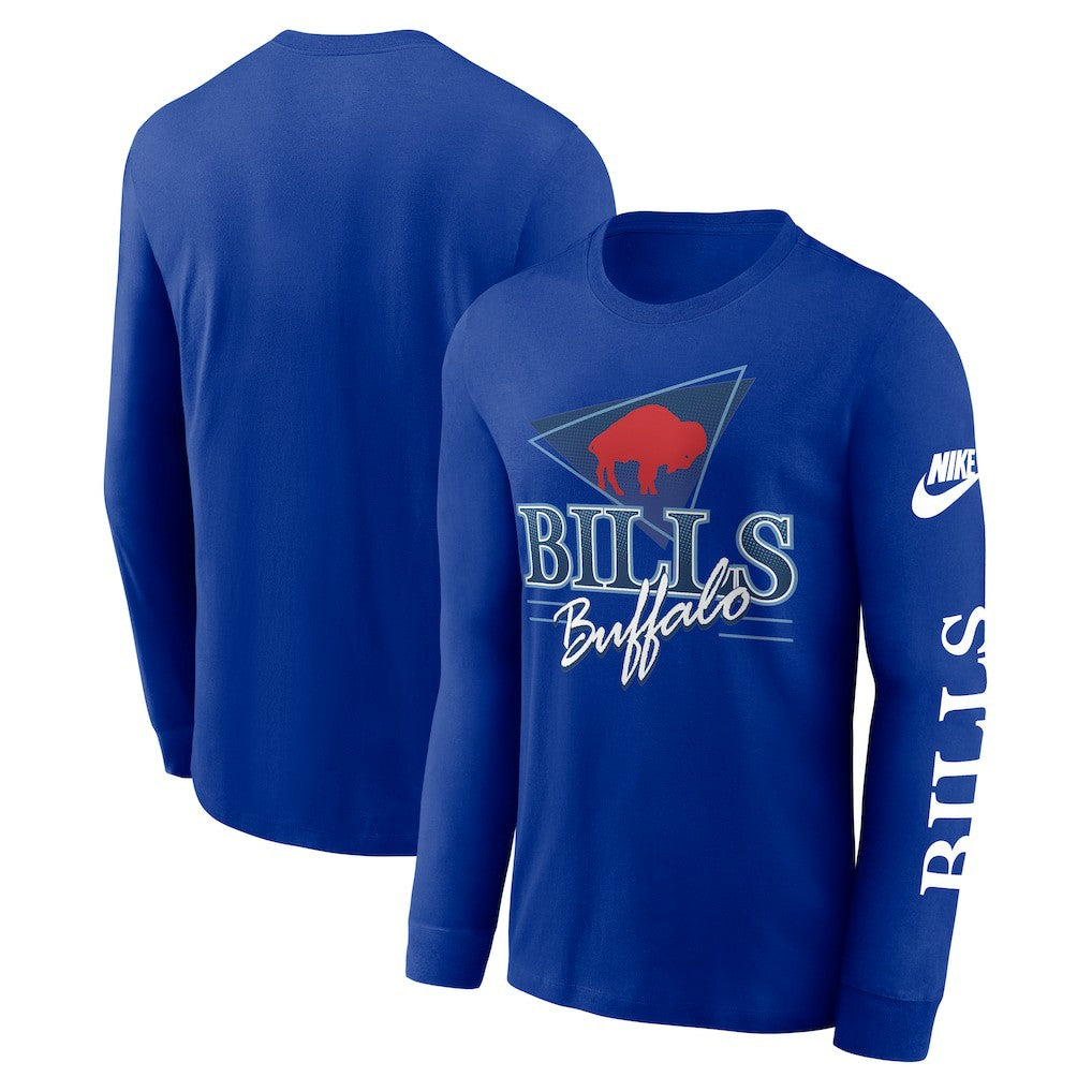 Buffalo Bills Rewind Long Sleeve T-Shirt - Royal | Nike online