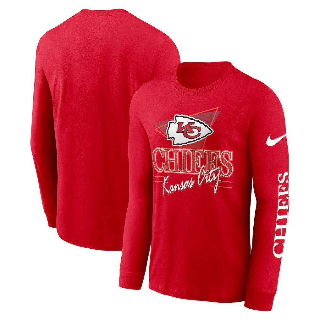 Kansas City Chiefs Rewind Long Sleeve T-Shirt - Red | Nike on sale