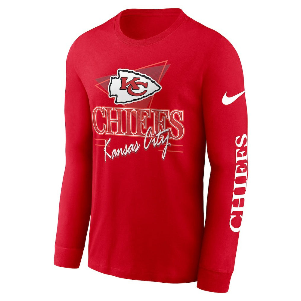 Kansas City Chiefs Rewind Long Sleeve T-Shirt - Red | Nike on sale