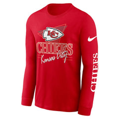 Kansas City Chiefs Rewind Long Sleeve T-Shirt - Red | Nike on sale