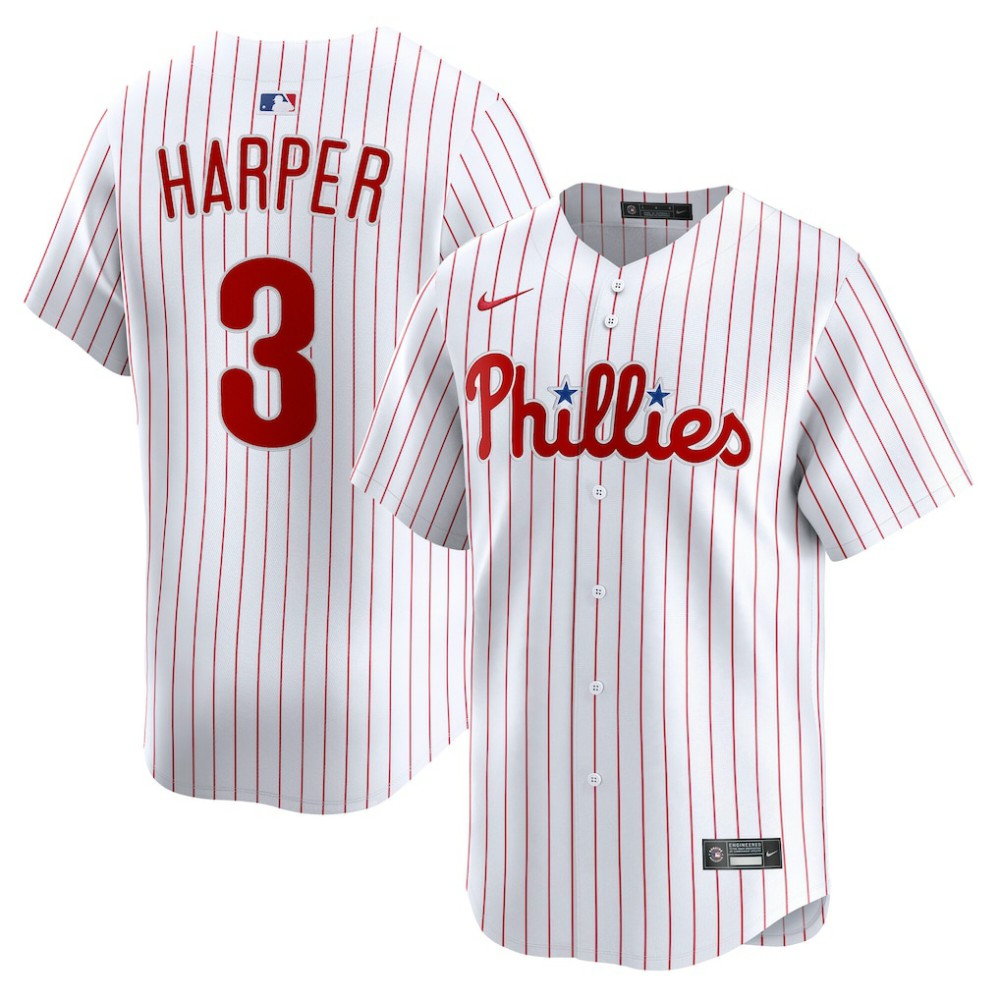 Bryce Harper Philadelphia Phillies Home Limited Player Jersey - White | Nike