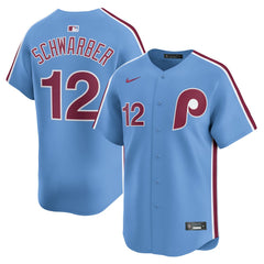 Kyle Schwarber Philadelphia Phillies Alternate Limited Jersey - Light Blue | Nike