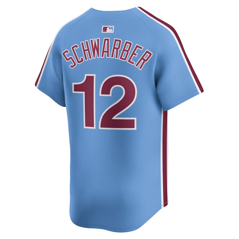 Kyle Schwarber Philadelphia Phillies Alternate Limited Jersey - Light Blue | Nike