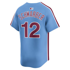 Kyle Schwarber Philadelphia Phillies Alternate Limited Jersey - Light Blue | Nike