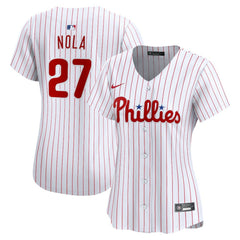 Aaron Nola Philadelphia Phillies Women's Home Limited Player Jersey - White | Nike