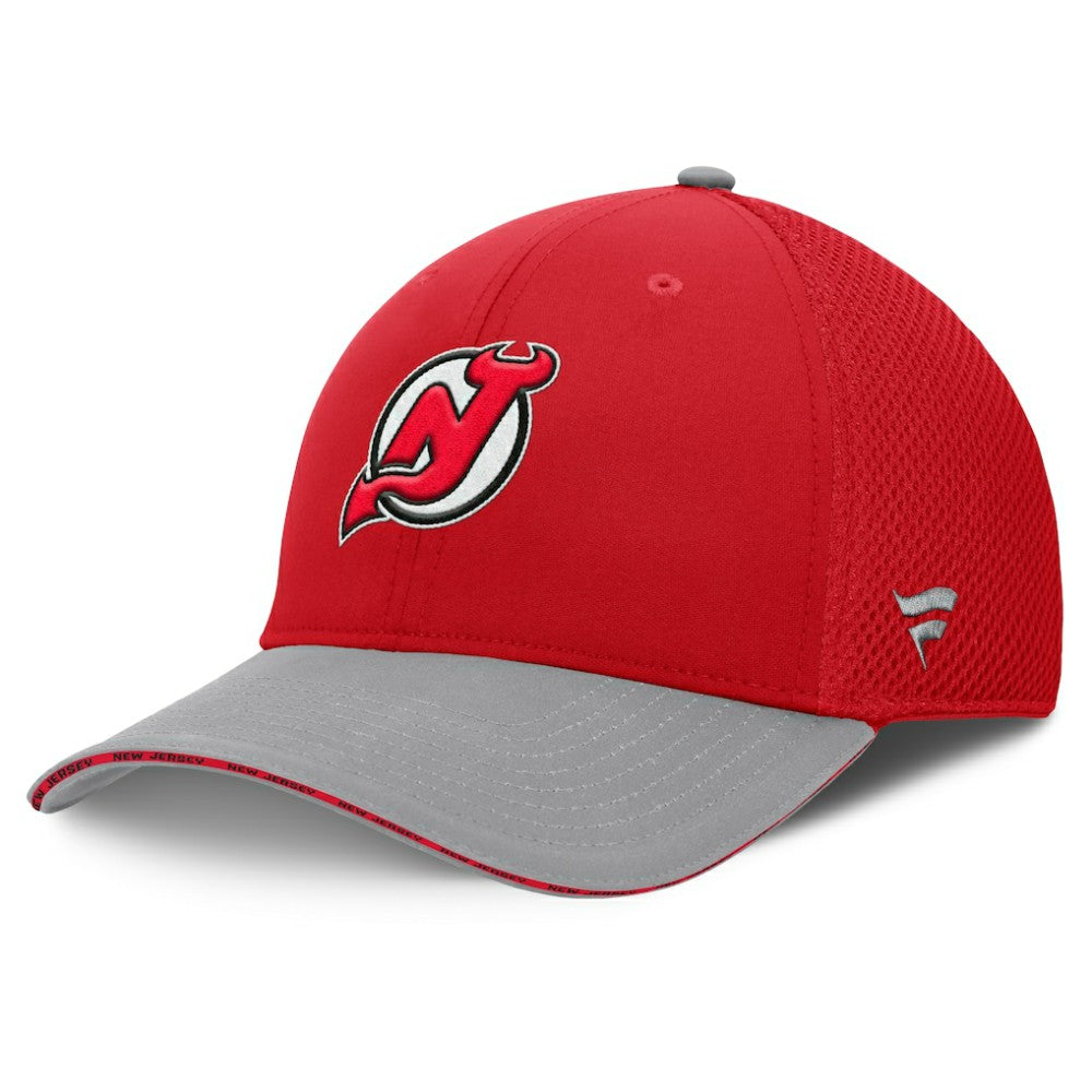 New Jersey Devils Fanatics Fundamentals Span Flex Hat Red