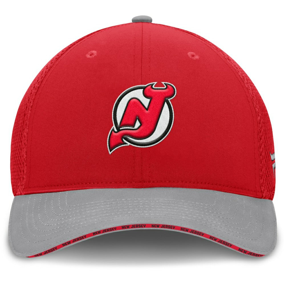 New Jersey Devils Fanatics Fundamentals Span Flex Hat Red