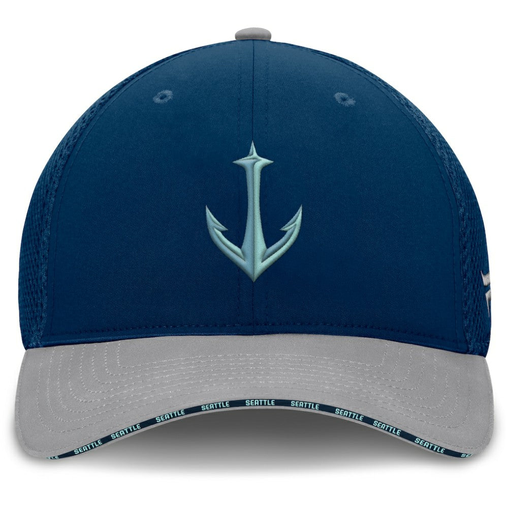 Seattle Kraken Fanatics Fundamentals Span Flex Hat Deep Sea Blue
