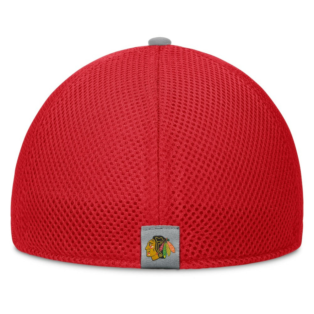 Chicago Blackhawks Fanatics Fundamentals Span Flex Hat Red