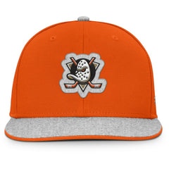 Anaheim Ducks Fanatics Fundamentals Loden Snapback Hat Orange