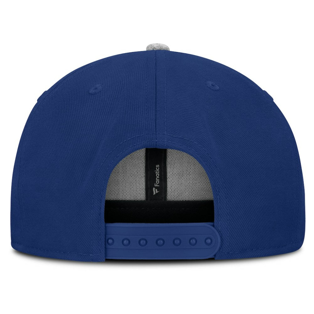 Edmonton Oilers Fanatics Fundamentals Loden Snapback Hat Royal