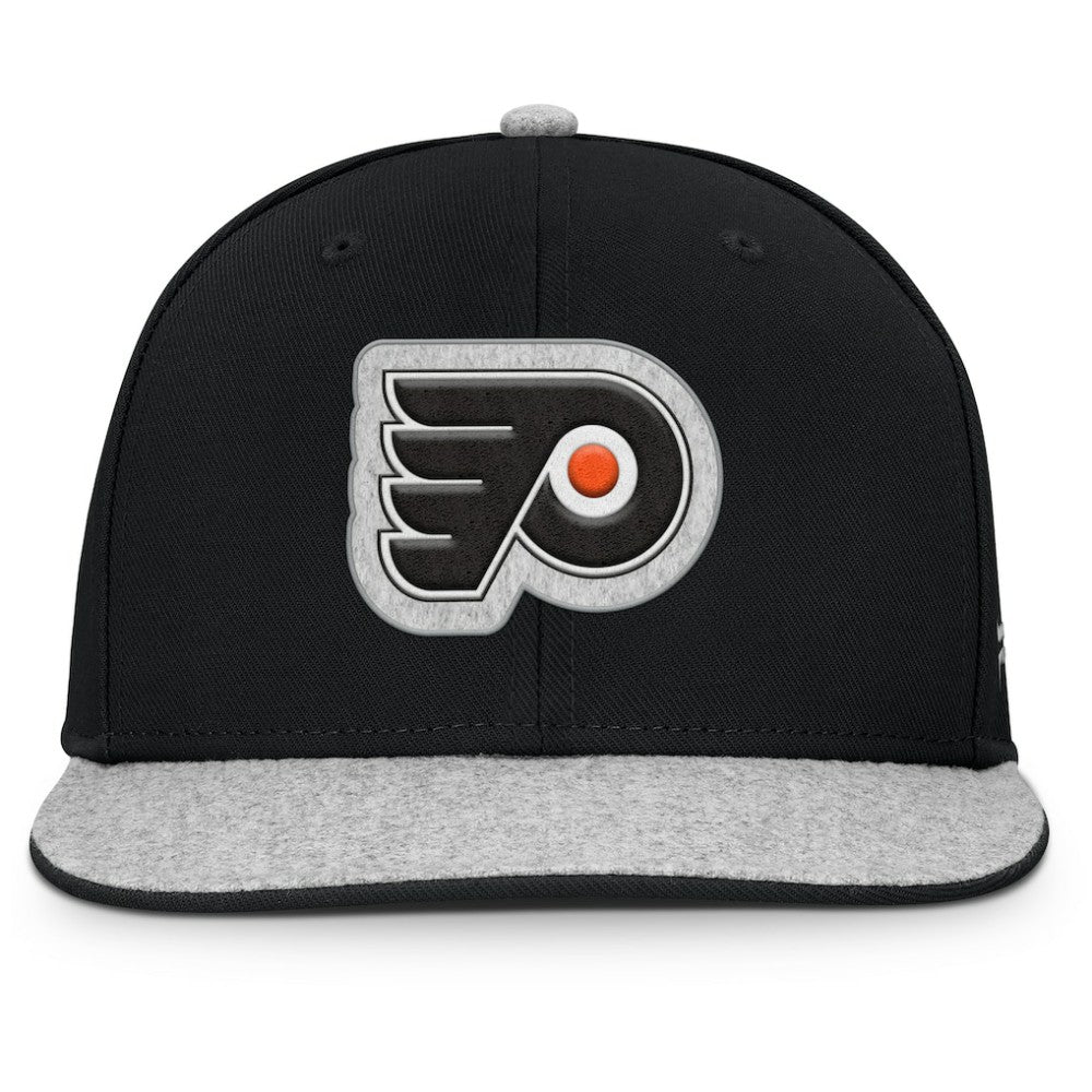 Philadelphia Flyers Fanatics Fundamentals Loden Snapback Hat Black