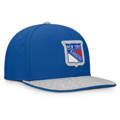 New York Rangers Fanatics Fundamentals Loden Snapback Hat Blue