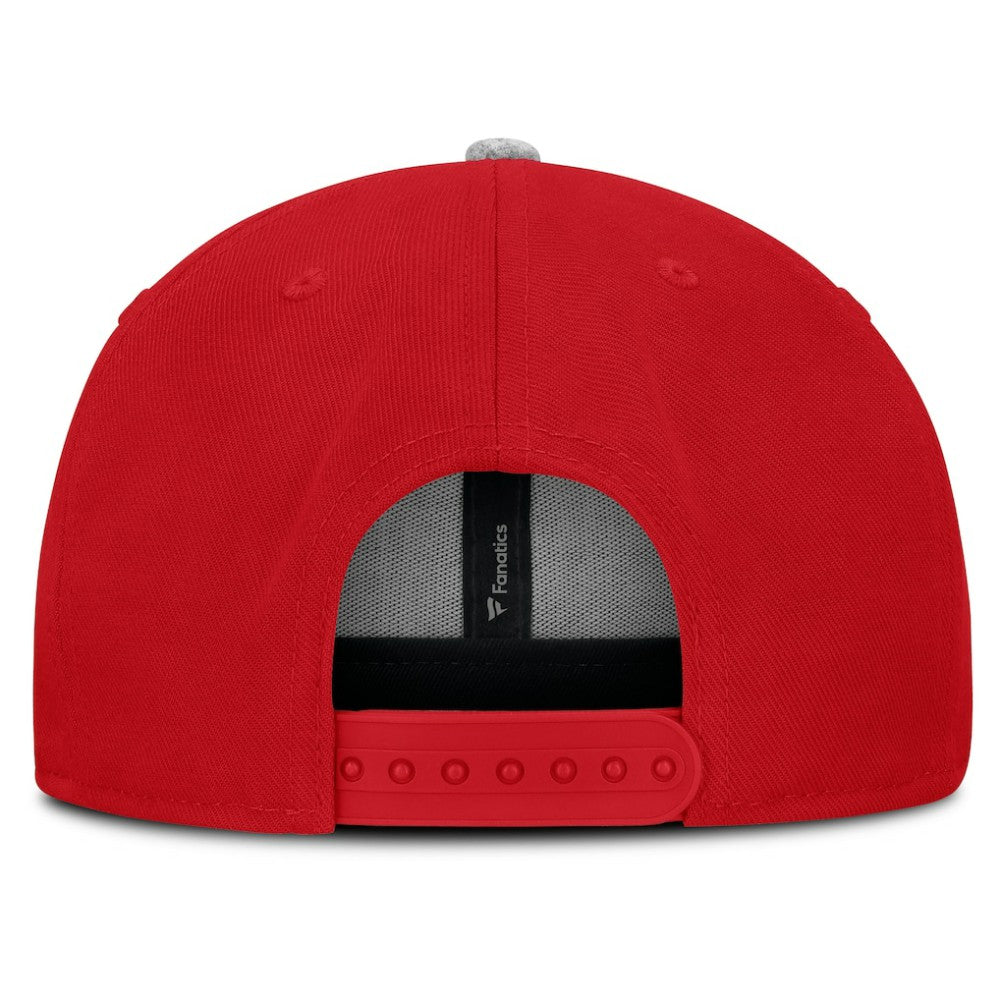 Chicago Blackhawks Fanatics Fundamentals Loden Snapback Hat Red