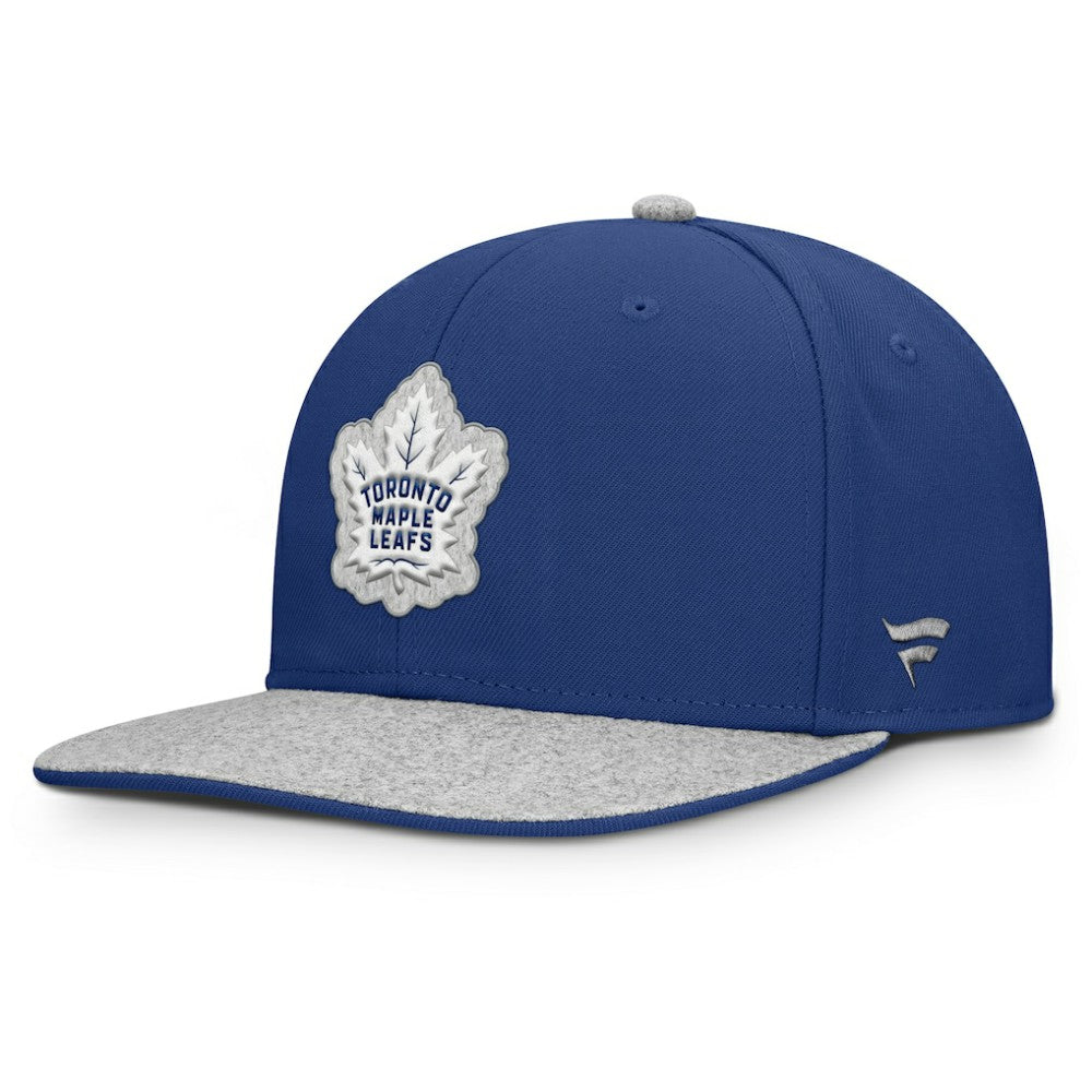 Toronto Maple Leafs Fanatics Fundamentals Loden Snapback Hat Blue