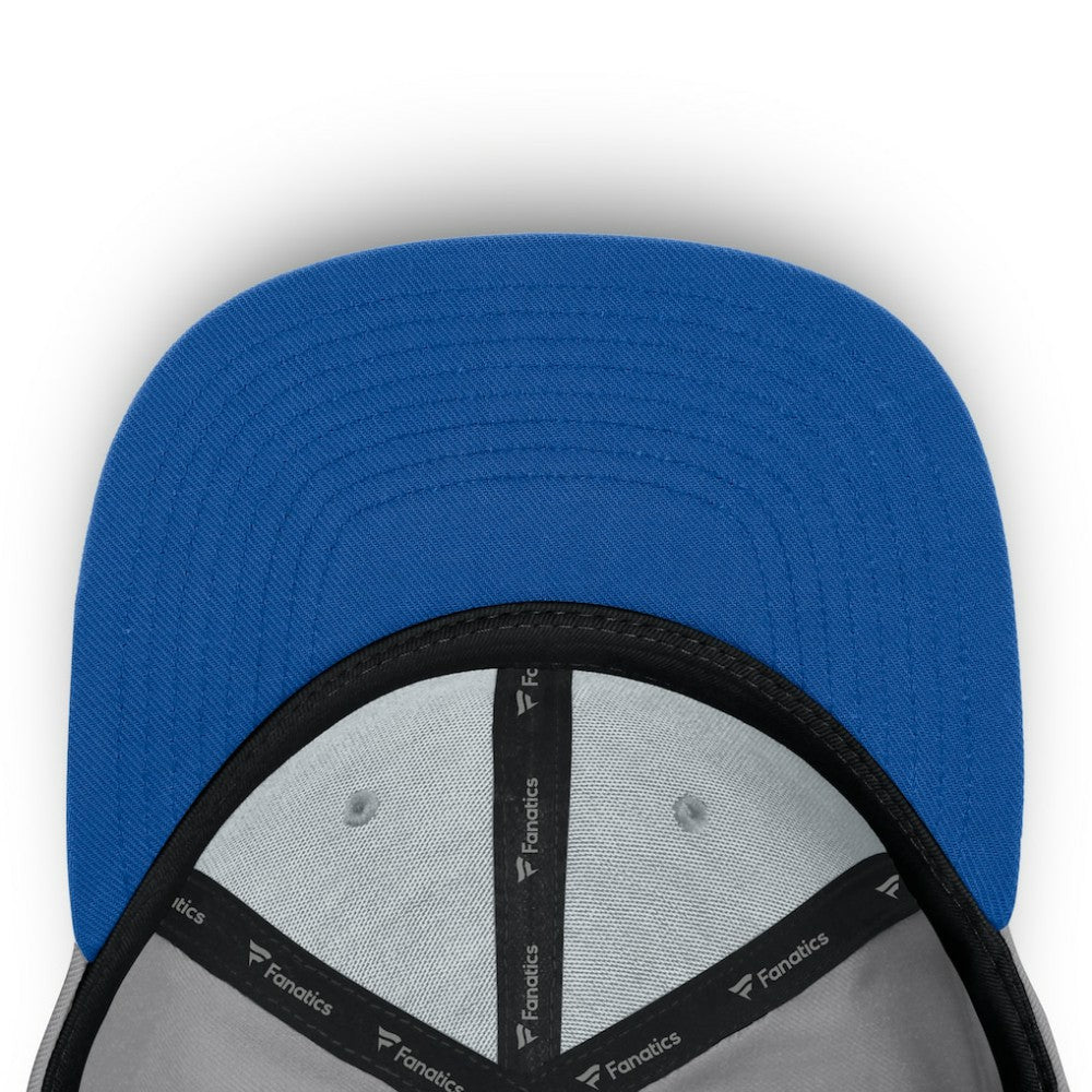 New York Rangers Fanatics Fundamentals Duo Split Logo Snapback Hat Gray