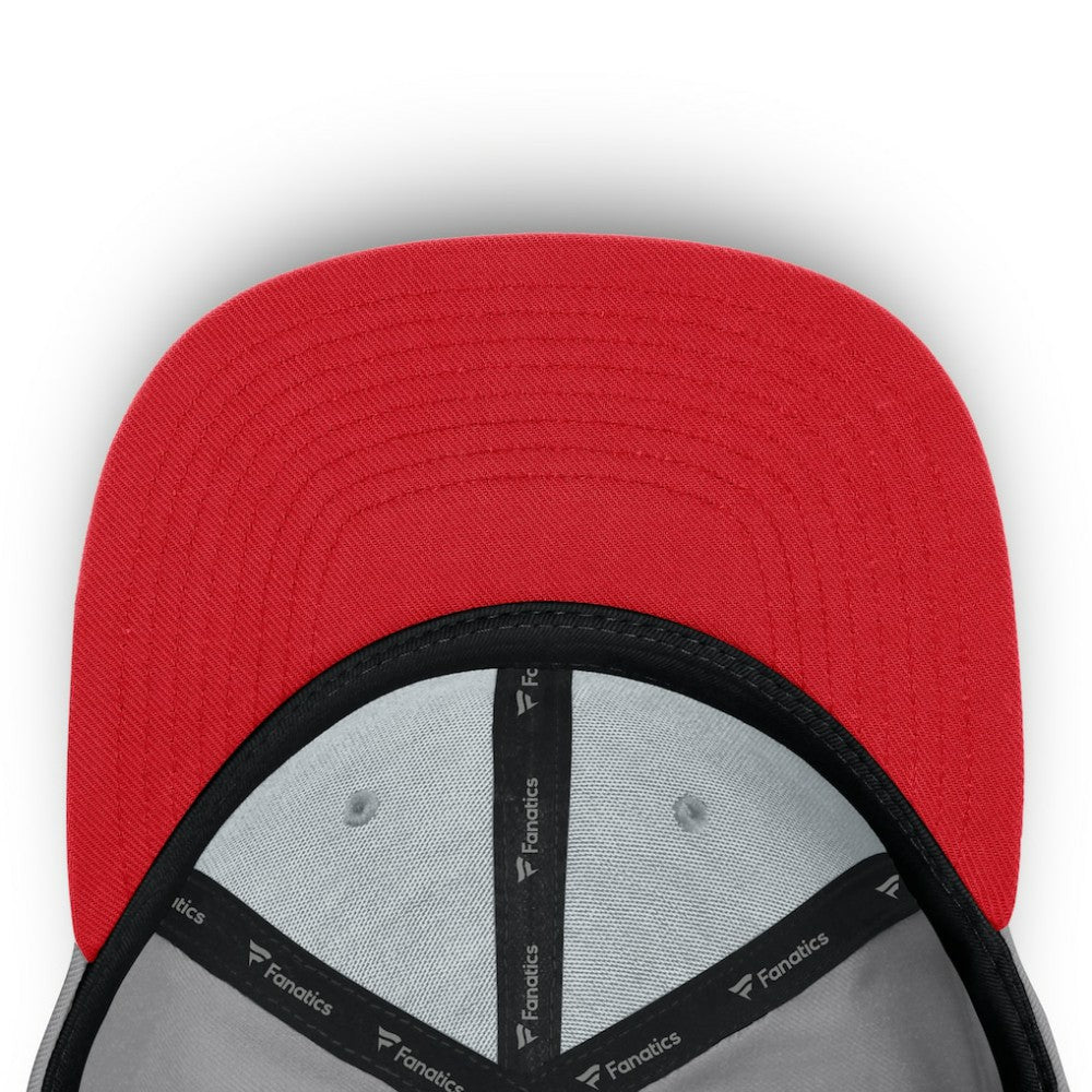 New Jersey Devils Fanatics Fundamentals Duo Split Logo Snapback Hat Gray