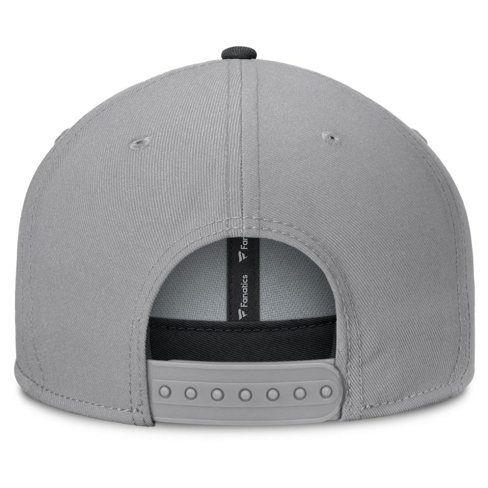 San Jose Sharks Fanatics Fundamentals Duo Split Logo Snapback Hat Gray
