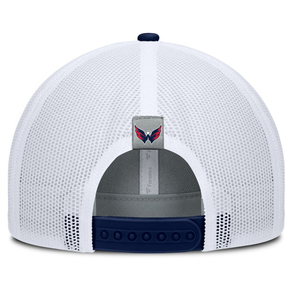 Washington Capitals Fanatics Fundamental Adapt Trucker Adjustable Hat Gray/Navy