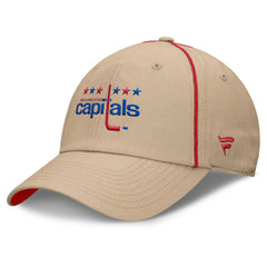 Washington Capitals Fanatics Heritage Setoff Adjustable Hat Tan
