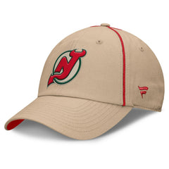 New Jersey Devils Fanatics Heritage Setoff Adjustable Hat Tan
