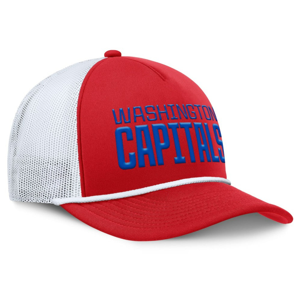 Washington Capitals Fanatics Heritage Dutch A-Frame Trucker Adjustable Hat Red/White