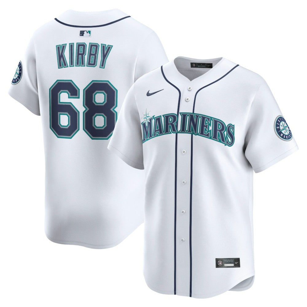 George Kirby Seattle Mariners Home Limited Player Jersey - White | Nike