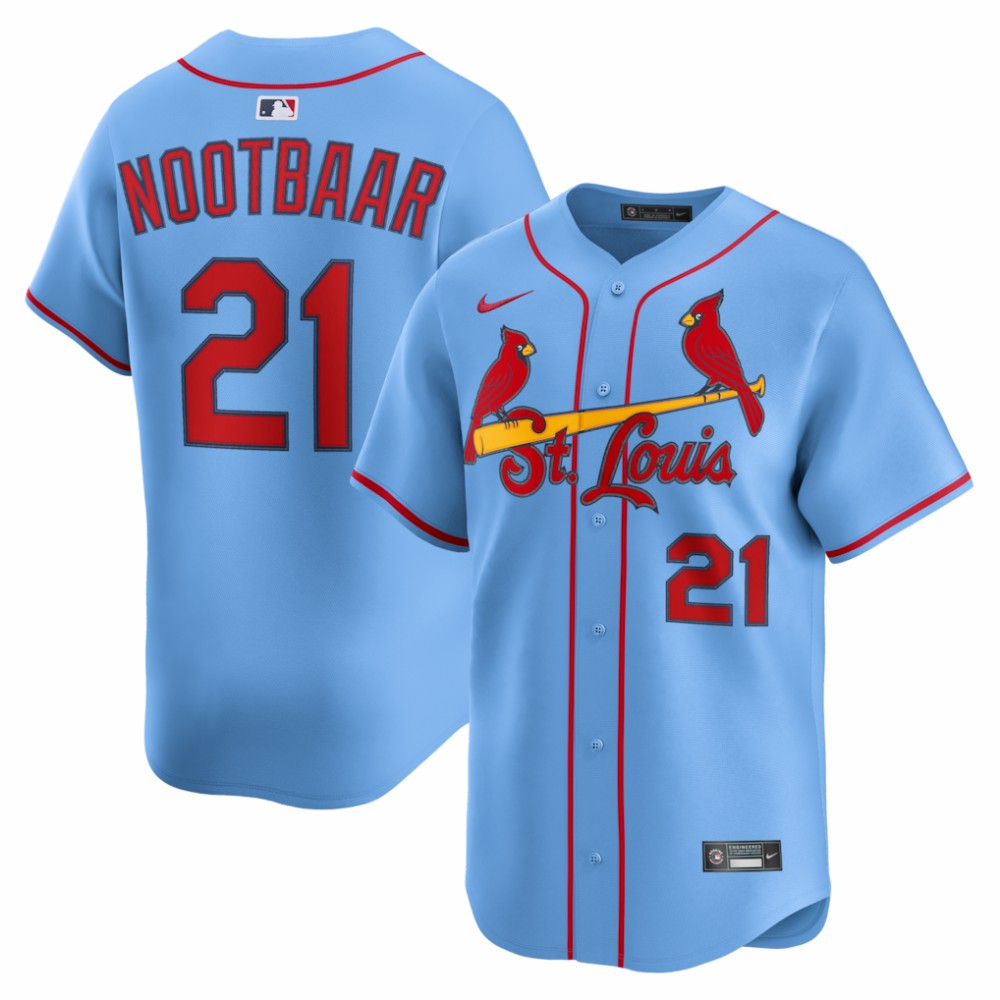Lars Nootbaar St. Louis Cardinals Alternate Limited Jersey - Light Blue | Nike