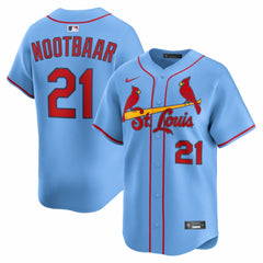 Lars Nootbaar St. Louis Cardinals Alternate Limited Jersey - Light Blue | Nike