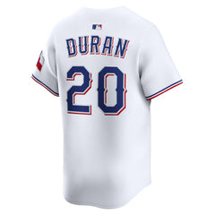 Ezequiel Duran Texas Rangers Home Limited Player Jersey - White | Nike
