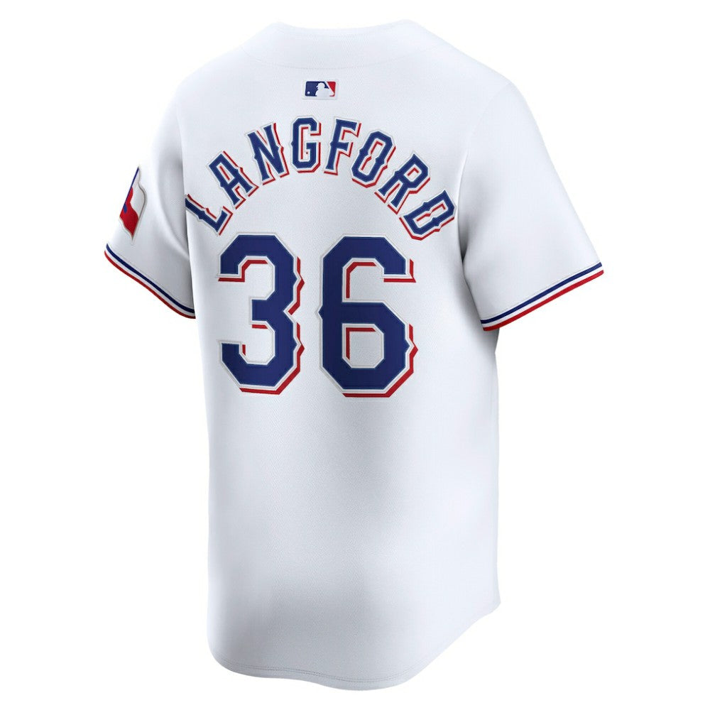 Wyatt Langford Texas Rangers Home Limited Player Jersey - White | Nike