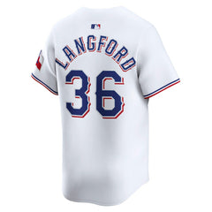 Wyatt Langford Texas Rangers Home Limited Player Jersey - White | Nike