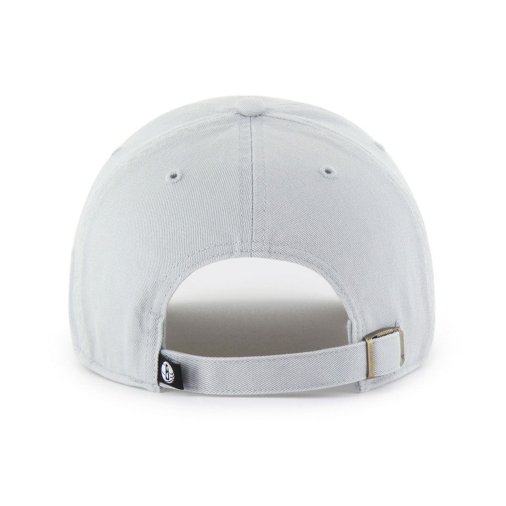 Brooklyn Nets '47 Core Logo Clean Up Adjustable Hat - Gray | 47 brand for sale