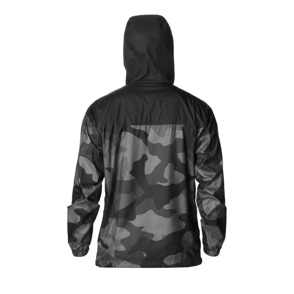 Minnesota Wild Columbia Camo Flash Challenger Omni-Shade Full-Zip Hoodie Windbreaker Black