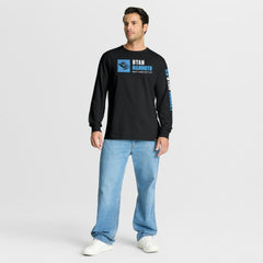 Utah Mammoth Fanatics Goal Crease Legacy Long Sleeve T-Shirt Black