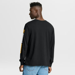 Boston Bruins Fanatics Goal Crease Legacy Long Sleeve T-Shirt Black