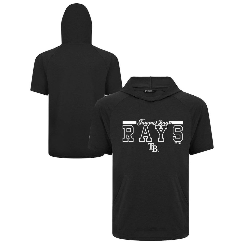 Tampa Bay Rays Levelwear Phase Vanguard Hoodie T-Shirt - Black