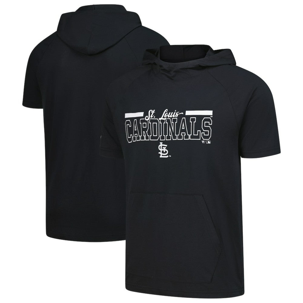 St. Louis Cardinals Levelwear Phase Vanguard Hoodie T-Shirt - Black