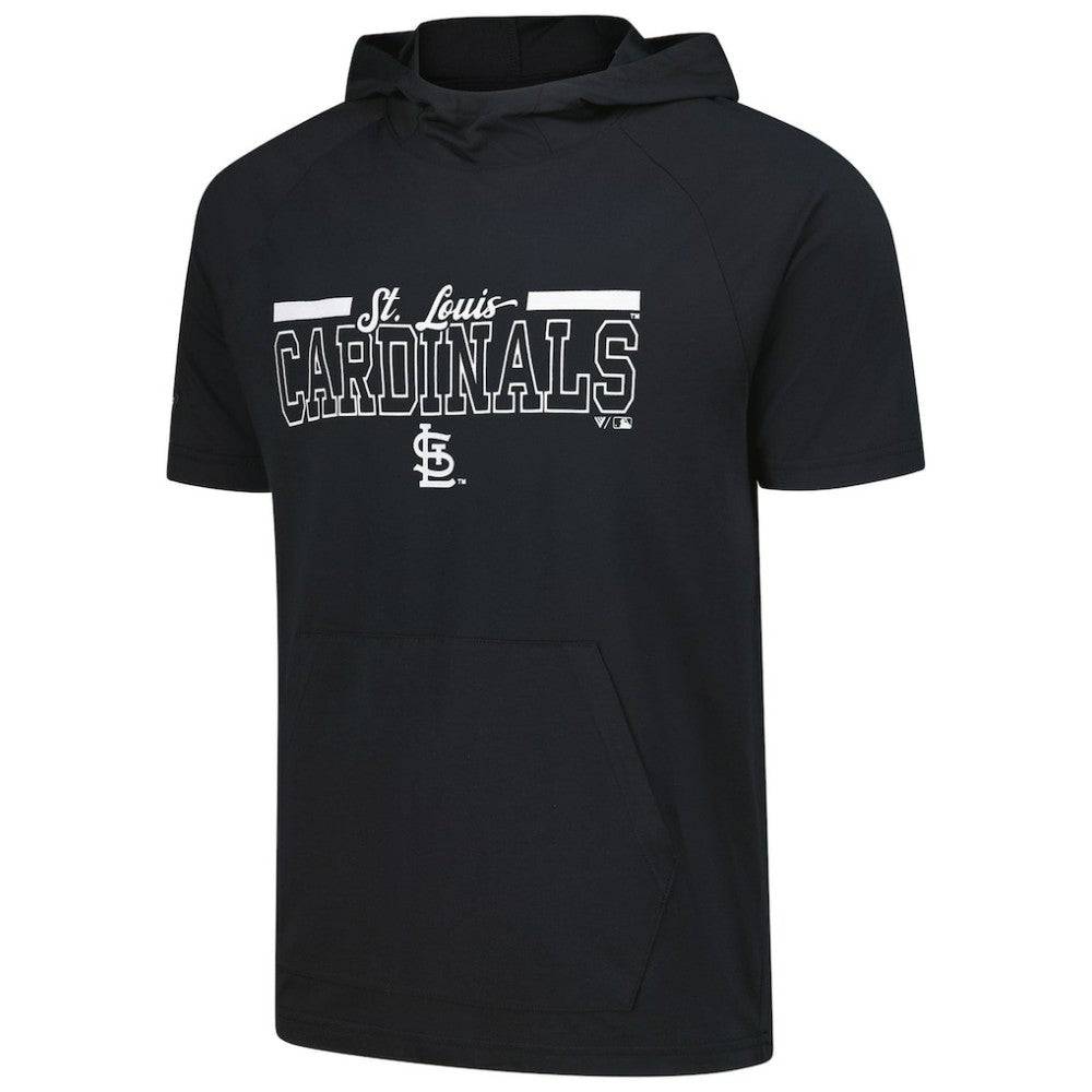 St. Louis Cardinals Levelwear Phase Vanguard Hoodie T-Shirt - Black