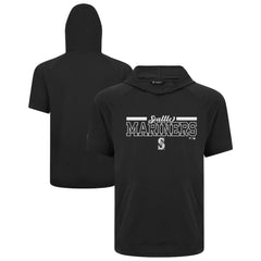 Seattle Mariners Levelwear Phase Vanguard Hoodie T-Shirt - Black