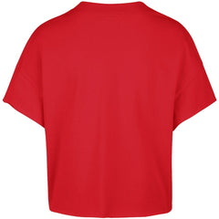 Alexander Ovechkin Washington Capitals '47 Women's Elation Name & Number Oversized Notch Neck T-Shirt Red