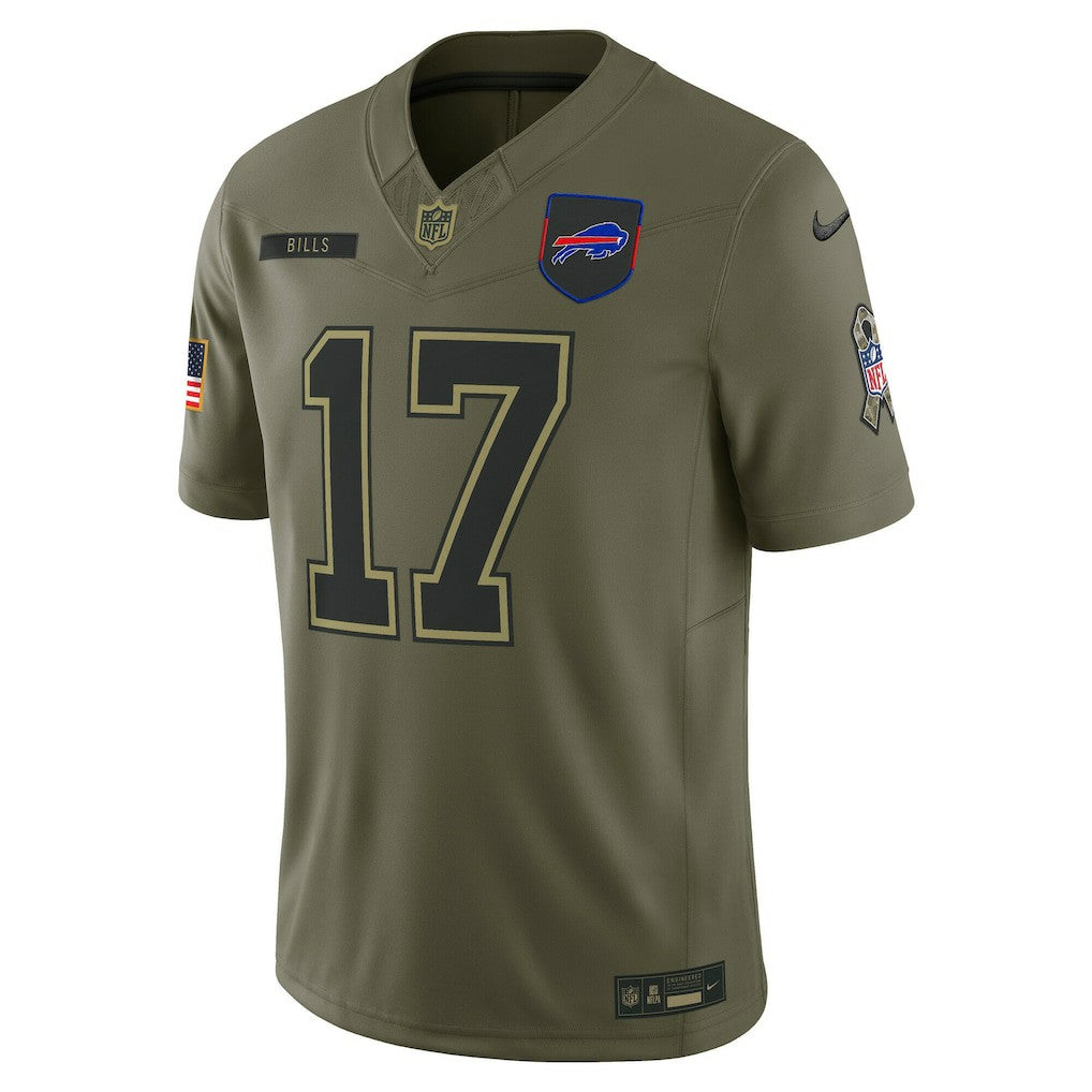 Josh Allen Buffalo Bills 2025 Salute to Service Limited Jersey - Olive | Nike discount
