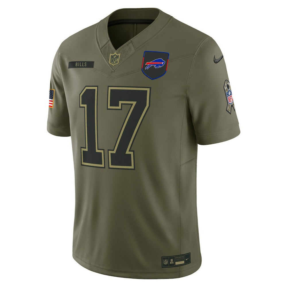 Josh Allen Buffalo Bills 2025 Salute to Service Limited Jersey - Olive | Nike discount
