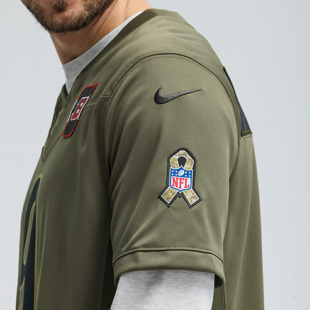 Joe Burrow Cincinnati Bengals 2025 Salute to Service Limited Jersey - Olive | Nike for sale