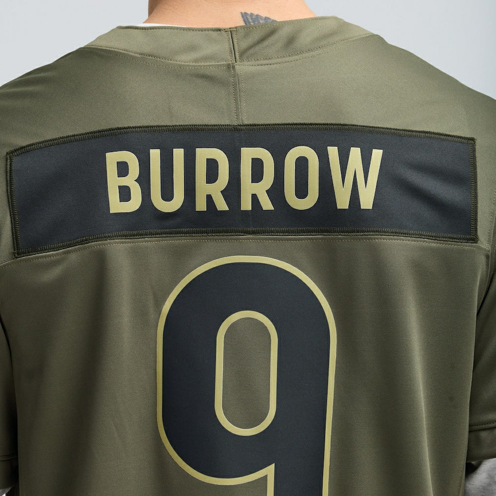 Joe Burrow Cincinnati Bengals 2025 Salute to Service Limited Jersey - Olive | Nike for sale